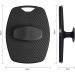 Silicone Body Scrubber - Exfoliating Shower Scrubbers with Storage Hooks - Reusable & Easy to Clean - Shower Cleaning Brush for Body (Black) - Buy Online on GoSupps.com