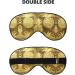 SSIMOO Gold Pineapple Eye Mask - Soft Breathable Sleep Patch for Women | Perfect for Travel & Relaxation - Buy Online on GoSupps.com