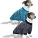Hualisiji 4xl dog sweater Large dog sweatshirt hood for large dogs warm and light to carry with a soft texture elasticity (blue+navy blue) 2PCs blue+navy blue 4xL