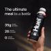 Huel Black Edition 8 x 500 ml bottles protein shakes strawberrybanana flavour highprotein drink 35 g protein per bottle rich in vitamin D fatty acids calcium readytoeat meals - Buy Online on GoSupps.com
