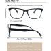 MODFANS Oversize Reading Glasses 2.0 for Men and Women - Square Frame Sunreaders with Lightweight Design and Spring Hinge Arm - Includes 4 Pouches in Mixed Colors - 2.00 Strength - Buy Online on GoSupps.com