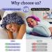 Premium Satin & Silk Bonnets for Curly Hair - Sleep in Style | Blueviolet - Buy Online on GoSupps.com