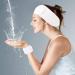 Adonop Spa Headband 9 Pack - Soft Adjustable Towel Set for Makeup and Skincare - Black/White/Gray - Buy Online on GoSupps.com