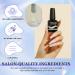 ROSALING Gelin 15ml - Milky White Builder Strengthening Gel for Nail Extensions UV/LED Nail Polish & Art - Strong Durable Nail Repair - Buy Online on GoSupps.com