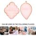 MAGICLULU Palette pour Nail Art en R sine Ajustable Bague Double Forme Nuage et Feuille Rose Plateaux de M lange Vernis Ongles Multifonction pour Manucure Professionnelle et Usage - Buy Online on GoSupps.com