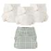 Esembly Cloth Diaper Bundle Set 3 Organic Absorbent Inners and 1 Waterproof Recycled Diaper Cover Reusable Washable Diapers with Snap Closure Size 2 (18-35lbs) Lattice Size 2 Bundle - Lattice