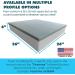 Foamma Gel Memory Foam Chair Cushion - 6 x 26 x 26 - High Density Base - Medium Feel | Dining Chairs & Wheelchair Seat Replacement - Buy Online on GoSupps.com