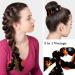 Nurse Scrub Cap Sea Wave Blue Pattern with Buttons & Bow Hair Scrunchie | Adjustable Working Cap for Long Hair | Multicolored - Buy Online on GoSupps.com