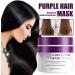 Collagen Hair Mask Purple Mask Collagen Hair Mask Purple Hair Mask Hair Care Deep Smoothing Hair Mask Suitable For All Types Of Dry And Damaged Hair 100ML - Buy Online on GoSupps.com