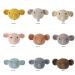 Mini Knitted Elephant Heads Pacifier Chain for Newborn Teething Toy - Buy Online on GoSupps.com