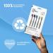 The Humble Co. Plant-Based Toothbrush Set - 5 Eco-Friendly Vegan Brushes with Sensitive Bristles | Dentist Recommended Oral Care in 5 Colors - Buy Online on GoSupps.com