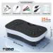 Vibration Plate Exercise Machine with Remote Control & Resistance Bands - Black & White - Buy Online on GoSupps.com