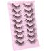 Mink Lashes - Natural Look, Fluffy Fake Eyelashes | Full Volume, Curly Soft 3D Faux Mink Extensions | Pack of Wispy & Fluffy Strip Lashes - Buy Online on GoSupps.com