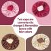 Winered & Champagne X-Large Silk Bonnet 2 Pack for Curly Hair - Adjustable Elastic Band - Reversible Layer Design - Ideal for Braids and Dreadlocks - 14.6 Inch - Buy Online on GoSupps.com