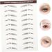 FOMIYES 12 pcs Like Long False D Hair Fake Natural Makeup Sticker Tool Eyebrows Eyebrow Lasting Stickers - Buy Online on GoSupps.com