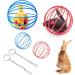 2PCS Rabbit Hay Feeder Ball Bunny Grass Sphere Play Chew Toy 2-in-1 Hay Manger Dispenser for Chinchillas Guinea Pigs Hamsters Small Animals Blue Red - Buy Online on GoSupps.com