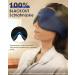 LC-Dolida Silk Sleep Mask for Side Sleepers - 100% Light-Blocking Bluetooth Eye Mask with Headphones for Travel Naps Yoga & Meditation | Ice Mask Blue - Buy Online on GoSupps.com