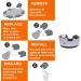 Wax Guards for Oticon ProWax MiniFit Hearing Aid - 3 Packs/ 18 Pcs Replacement Filters - Buy Online on GoSupps.com