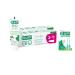 Gum bio toothpaste |Bio -certified and vegan |99% natural ingredients |Peppermint and aloe vera |With fluoride to protect against caries |Gluten and lactose-free |2 x 75 (with 1 free test)