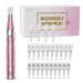 PELCAS Electric Cordless Microneedling Pen With 24 Pcs Replacement Cartridges, Adjustable 0.25mm Microneedle Dermapen Easy to Use at Home