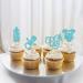 24Pcs Oh Baby Boy Cupcake Topper Glitter Baby Suit / Rubber Nipple / Feeding Bottle Cupcake Picks Gender Reveal Party Welcome Baby Boy / It's a Boy for Baby Shower Boys Birthday Party Supplies Blue - Buy Online on GoSupps.com
