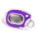 Pedusa PE-771 Tri-Axis Multi-Function Pocket Pedometer - Purple With Holster/Belt Clip