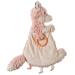 Mary Meyer Putty Lovey Snuggy Nuggles Soothing Baby Security Blanket with Teething Ring  13-Inches  Fox