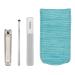 Manicure Set Nail Clipper Sets Portable Manicure Kits Nail Clippers Nail Files and Ear Picks Personal Nail Care Tools for Men and Women Manicure Nail Clippers Kit (Color : A)