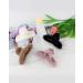Olldag 4 PACK Large Hair Claw Clips Faux Fur Plush Hair Catch Barrette Jaw Clamp for Women (4.7 inch) - Black, White, Purple, Khaki - Buy Online on GoSupps.com