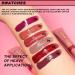 YOUNG VISION Hydrating Liquid Lipstick & Gloss Tint - Oil Infused Versatile Nude to Red Shades Cushion Applicators - Labial Liquido & Brillo Labial 03 - Sunset Glow | International Shipping Available - Buy Online on GoSupps.com