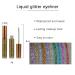 Waterproof Glitter Liquid Eyeliner Set - Shimmer Silver & Gold - Metallic Colorful Makeup - Buy Online on GoSupps.com