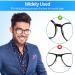 24 Pairs Silicone Glasses Nose Pads - Anti-Slip Transparent Pads for Sunglasses & Eyeglasses - Comfortable & Durable Guncut Apple Core Design - Buy Online on GoSupps.com