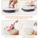Triangular Bathroom Scrubbers Multifunctional Brush Tile Scrubbers Tub Scrubbers Long Cleanings Brush For Floor Wall Bathtub - Buy Online on GoSupps.com
