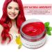 Temporary Hair Wax Color - Washable Hairstyle Dye for Men & Women | Natural Ingredients - 120g Red - Buy Online on GoSupps.com