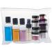 Sichler beauty travel set cosmetics: zipper bag with 12 cosmetic containers for flight hand luggage (travel set cosmetics aircraft hand luggage liquids suitcases organizer)