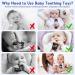 Tooth Forces for Babies 0-12 Months | Remote Control Teething Aid & Silicone Bath Toys for Toddlers | Perfect Gifts for Autism | Black - Buy Online on GoSupps.com