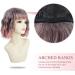 Parxitn Short Bob Wig with Ponytail - Natural Ombr Pink Synthetic Hair | Colorful Wavy Curly Wigs for Daily Party Halloween & Cosplay - Buy Online on GoSupps.com