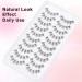 EMEDA 3D False Eyelashes - 10 Pairs of Handmade Natural Short Lashes with Tweezers | Perfect for Daily Makeup - Buy Online on GoSupps.com
