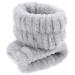 Lot de 2 Bracelets Poignet en Flanelle Grise Bandeaux Souples pour Lavage du Visage Accessoires pour Spa et Yoga Absorbants et Confortables pour Soins du Visage Quotidien
