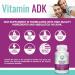 NatureGenX Vitamin ADK - Vitamin A, D3 5000 IU, K2 MK-7 Supplement for Bone Health, Heart & Immunity | 2-Month Supply (60 Capsules) - Buy Online on GoSupps.com