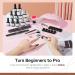 Modelones Gel Nail Kit 28 Colors Fall Winter Gel Nail Polish Set with Lamp - DIY Home Nail Curing Kit for Women - Buy Online on GoSupps.com