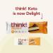 think! Delight Protein Bars - Low Sugar Gluten Free Chocolate Peanut Butter Pie | 10G Whey Protein No Artificial Sweeteners 4G Net Carbs - 5 Count - Buy Online on GoSupps.com
