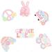 Ercadio 36 Pack Hippie Party Cupcake Toppers Glitter Peace Sign Cupcake Picks Peace and Love Dove Rainbow Cupcake Toppers for 60s Hippie Retro Theme Party Cake Decoration Supplies - Buy Online on GoSupps.com