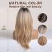 HAIRCUBE Long Blonde Layered Wig with Dark Roots - Synthetic Hair for Daily & Party Wear - Buy Online on GoSupps.com