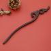 YINETTECH Wooden Peacock Feather Hair Stick Vintage Hair Fork Updo Hair Pin Traditional Chignon Pin Hair Accessories for Women Full Updos Low Bun Hairstyles - Buy Online on GoSupps.com