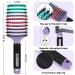 HIPPIH Detangling Brush 2 Pack for Adults & Kids - Boar Bristle Hair Brush for Smooth, Knot-Free Hair - Purple - Buy Online on GoSupps.com