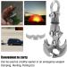 Alomejor Gravity Grappling Hook | Survival Claw for Outdoor Mountaineering & Camping | International Shipping Available - Buy Online on GoSupps.com