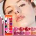 Palette de Rouge L vres | 20 Nuances De Couleurs Pour Les L vres | Paupi res Teint e Mat R sistante pour Soir e - Rencontres Adolescentes - Texture Cr meuse - Buy Online on GoSupps.com