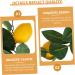 Zerodeko 4 Pcs Simulation Lemon Rattan Garland Decor Plant Flower Embellishments Front Door Wreath Wedding Supplies Artificial Flower Spring Front Door Adornment Summer Plastic Green Leaves Yellowx2pcs 100x13cmx2pcs - Buy Online on GoSupps.com