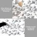 5320 Pieces Flat Back Gems Round Crystal Rhinestones 6 Sizes (1.5-6 mm) with Pick Up Tweezer and Rhinestones Picking Pen for Crafts Nail Face Art Clothes Shoes Bags DIY (Clear) - Buy Online on GoSupps.com